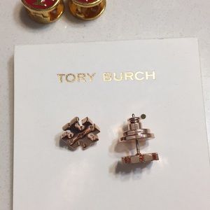Tory Burch Rose Gold Earrings